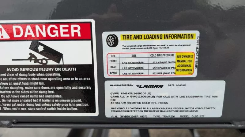 new Dump Trailers Lamar Trailers  for sale, in Clearwater, MN Thumbnail 11