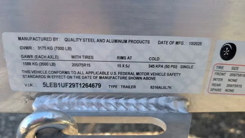 new Utility Trailers Quality Steel and Aluminum  for sale, in Clearwater, MN Thumbnail 10