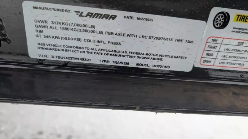 new Utility Trailers Lamar Trailers  for sale, in Clearwater, MN Thumbnail 8