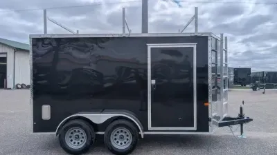 2026 Rock Solid Cargo 6 X 12 TA Cargo / Enclosed Trailer