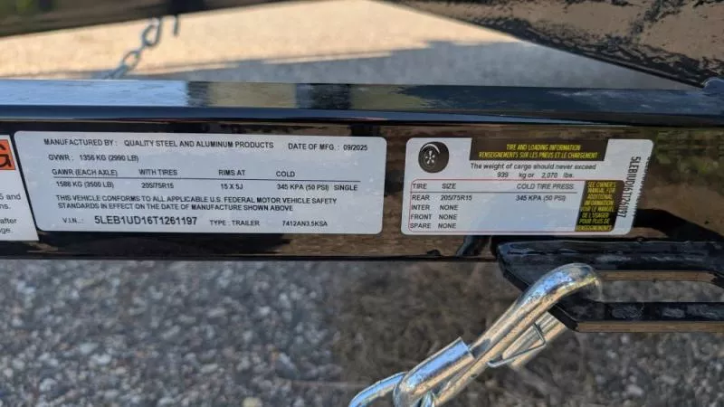new Utility Trailers Quality Steel and Aluminum  for sale, in Clearwater, MN Thumbnail 9