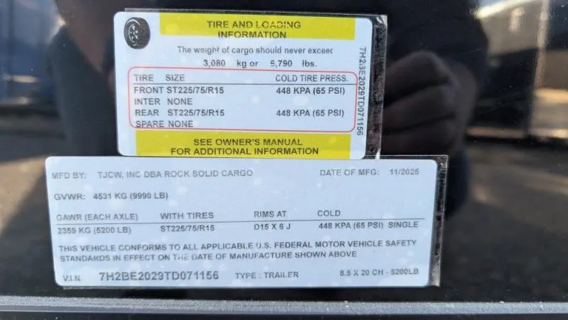 new Cargo (Enclosed) Trailers Rock Solid Cargo  for sale, in Clearwater, MN Thumbnail 13