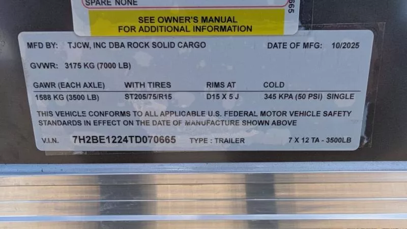 new Cargo (Enclosed) Trailers Rock Solid Cargo  for sale, in Clearwater, MN Thumbnail 11
