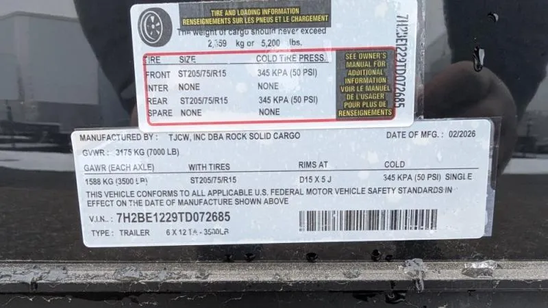 new Cargo (Enclosed) Trailers Rock Solid Cargo  for sale, in Clearwater, MN Thumbnail 11