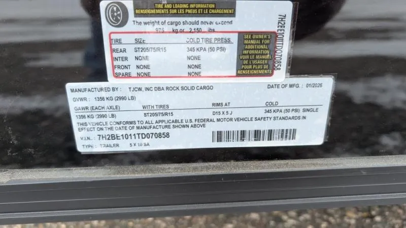 new Cargo (Enclosed) Trailers Rock Solid Cargo  for sale, in Clearwater, MN Thumbnail 11