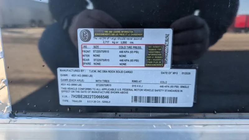 new Cargo (Enclosed) Trailers Rock Solid Cargo  for sale, in Clearwater, MN Thumbnail 11