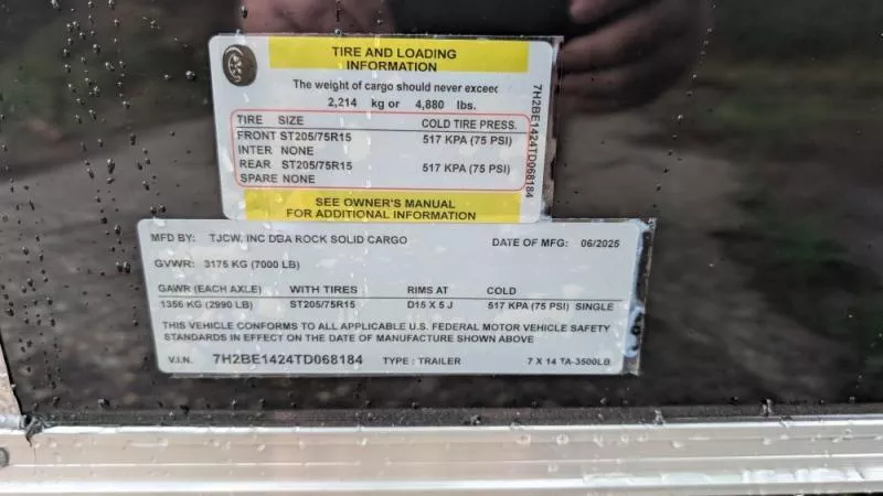 new Cargo (Enclosed) Trailers Rock Solid Cargo  for sale, in Clearwater, MN Thumbnail 10