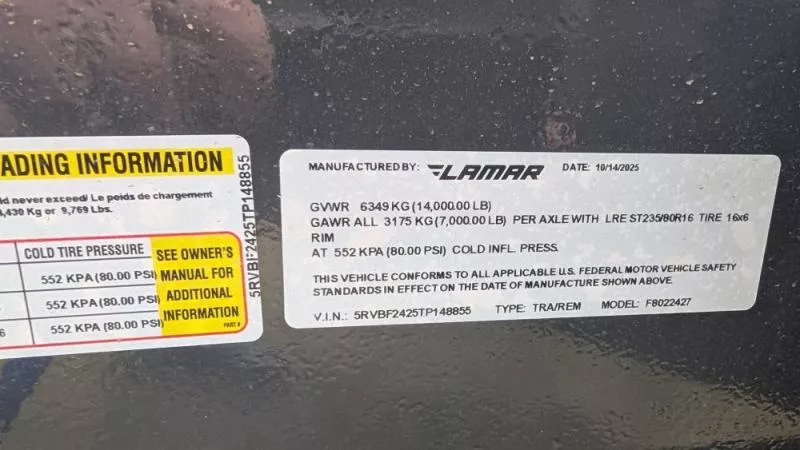 new Equipment / Flatbed Trailers Lamar Trailers  for sale, in Clearwater, MN Thumbnail 9