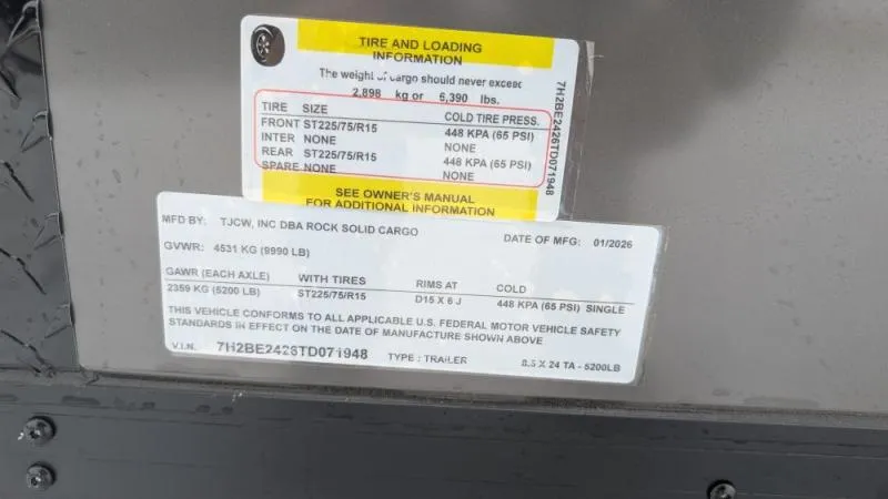 new Cargo (Enclosed) Trailers Rock Solid Cargo  for sale, in Clearwater, MN Thumbnail 15