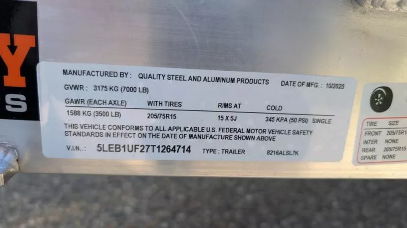 new Utility Trailers Quality Steel and Aluminum  for sale, in Clearwater, MN Thumbnail 10