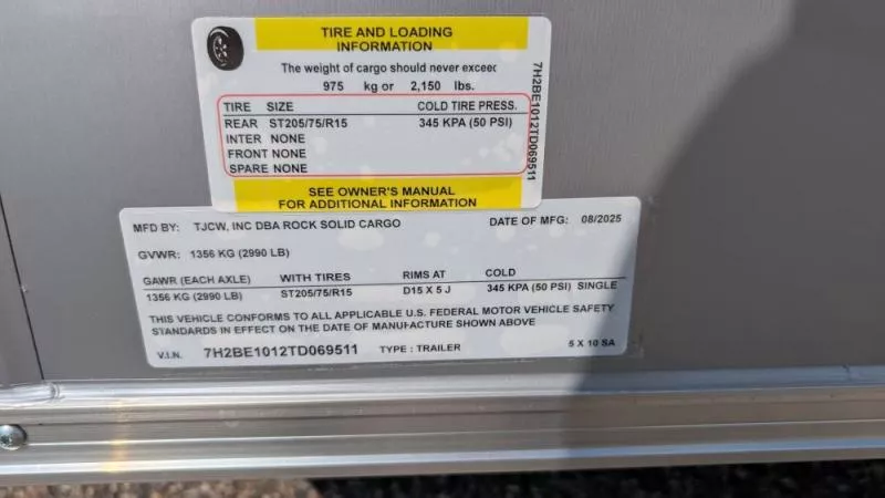 new Cargo (Enclosed) Trailers Rock Solid Cargo  for sale, in Clearwater, MN Thumbnail 11