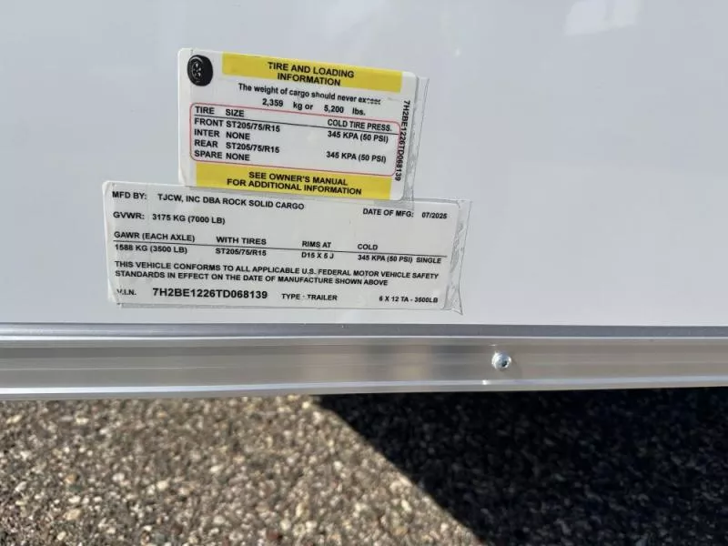 new Cargo (Enclosed) Trailers Rock Solid Cargo  for sale, in Clearwater, MN Thumbnail 13
