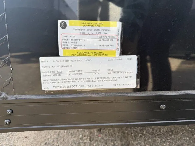 new Cargo (Enclosed) Trailers Rock Solid Cargo  for sale, in Clearwater, MN Thumbnail 13