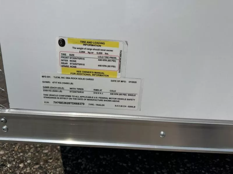 new Cargo (Enclosed) Trailers Rock Solid Cargo  for sale, in Clearwater, MN Thumbnail 13
