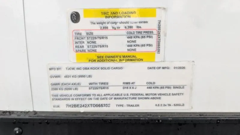 new Cargo (Enclosed) Trailers Rock Solid Cargo  for sale, in Clearwater, MN Thumbnail 12