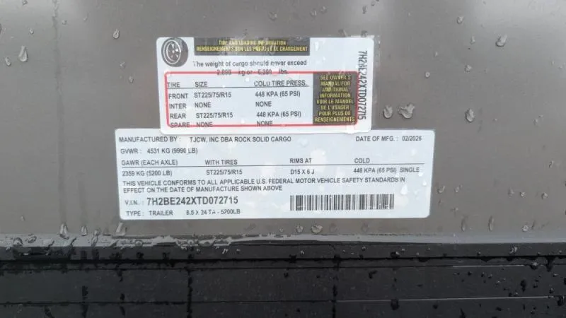 new Cargo (Enclosed) Trailers Rock Solid Cargo  for sale, in Clearwater, MN Thumbnail 14