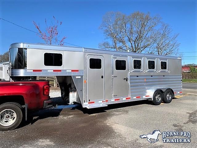 2021 Exiss 7400 4 Horse Slant Load Gooseneck w/POLYLAST FLOOR & INSULATED ROOF! 2021 Exiss 7400 4 Horse Slant Load Gooseneck w/POLYLAST FLOOR & INSULATED ROOF!