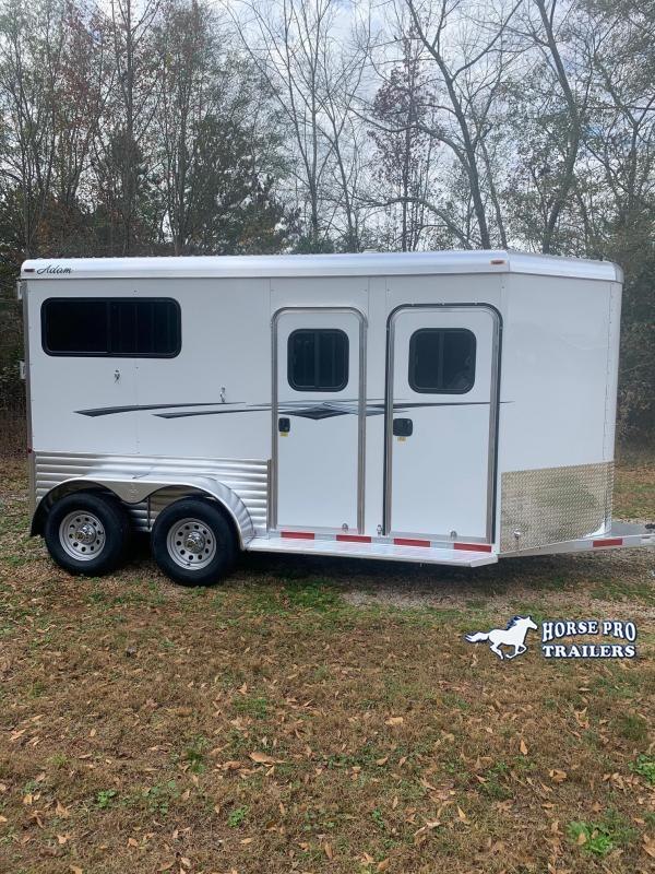 2023 Adam Ju Lite 2 Horse Straight Load Bumper Pull 