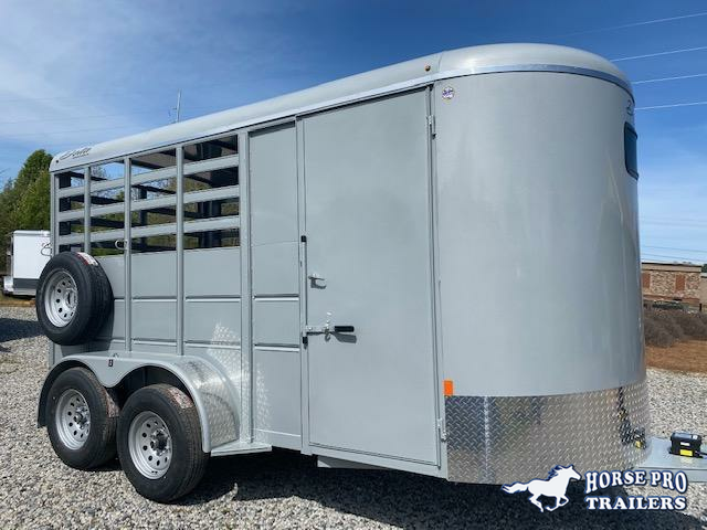 2023 Delta 2 Horse Slant Load Bumper Pull w/Stock Sides