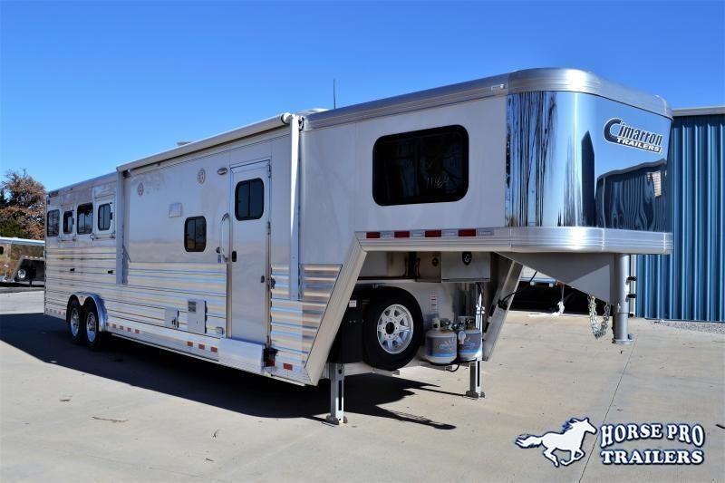 2023 Cimarron Norstar 4 Horse 12'6 Outback Living Quarters w/Slide Out & FULL WIDTH RAMP! 2023 Cimarron Norstar 4 Horse 12'6 Outback Living Quarters w/Slide Out & FULL WIDTH RAMP!