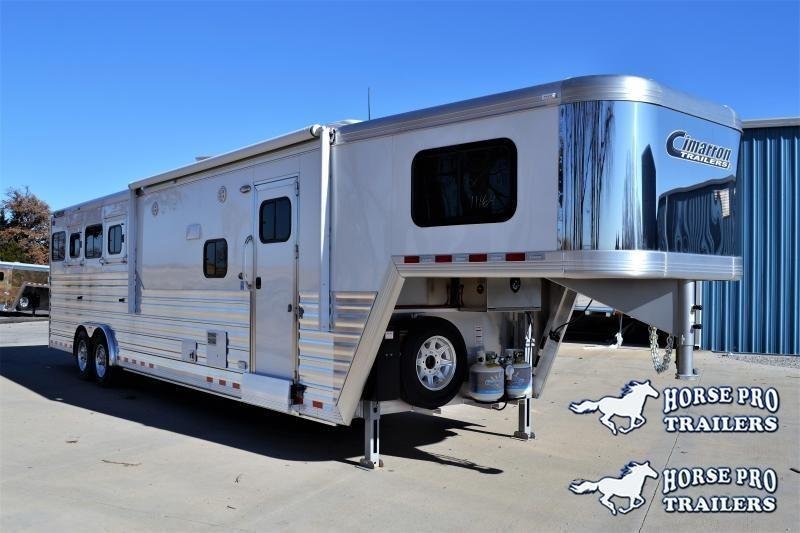 2023 Cimarron Norstar 4 Horse 12'6 Outback Living Quarters w/Slide Out & FULL WIDTH RAMP! 2023 Cimarron Norstar 4 Horse 12'6 Outback Living Quarters w/Slide Out & FULL WIDTH RAMP!
