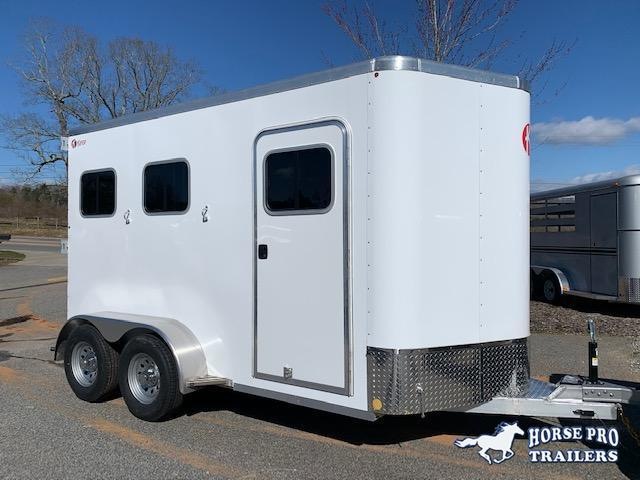 2020 Kiefer 2 Horse Slant Load Bumper Pull w/REAR TACK & FULL WIDTH RAMP 2020 Kiefer 2 Horse Slant Load Bumper Pull w/REAR TACK & FULL WIDTH RAMP