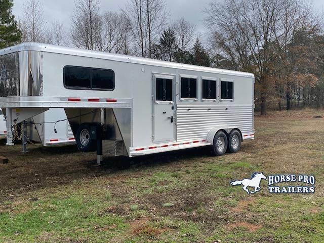 2023 Adam 4 Horse Slant Gooseneck w/REAR TACK & ROOF INSULATION 2023 Adam 4 Horse Slant Gooseneck w/REAR TACK & ROOF INSULATION