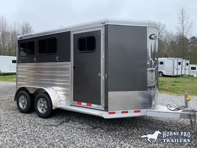 2021 Cimarron 2 Horse Slant Load Bumper Pull w REAR RAMP 2021 Cimarron 2 Horse Slant Load Bumper Pull w REAR RAMP