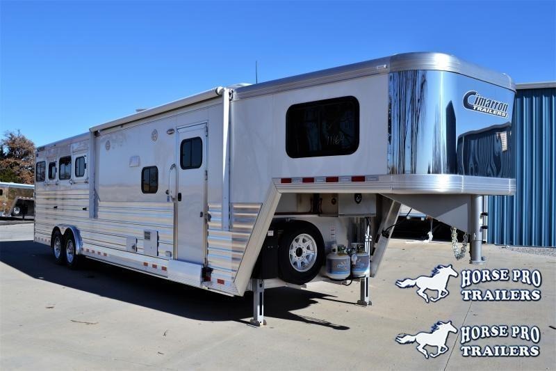 2023 Cimarron Norstar 4 Horse 12'6 Outback Living Quarters w/Slide Out & FULL WIDTH RAMP! 2023 Cimarron Norstar 4 Horse 12'6 Outback Living Quarters w/Slide Out & FULL WIDTH RAMP!