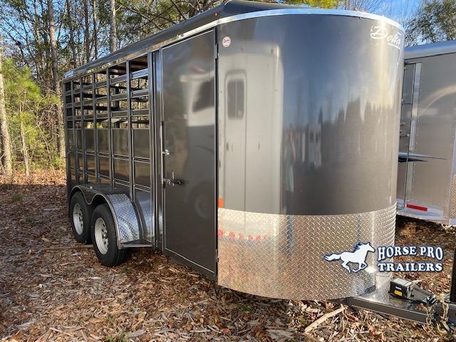 2023 Delta 2 Horse Slant Load Bumper Pull w/Stock Sides 2023 Delta 2 Horse Slant Load Bumper Pull w/Stock Sides