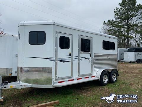 2023 Adam Jubliee 2 Horse Straight Load Bumper Pull Side Ramp