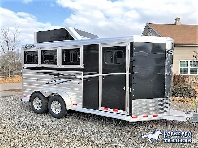 2019 Cimarron 3 Horse Slant Load Bumper Pull w/Rear Tack & Hayrack 2019 Cimarron 3 Horse Slant Load Bumper Pull w/Rear Tack & Hayrack