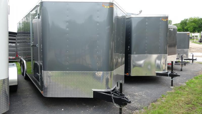 2019 Doolittle Trailer Mfg 2019 20x8.5 Doolittle Bullet Series Enclosed/Cargo Trailer Gray 2019 Doolittle Trailer Mfg 2019 20x8.5 Doolittle Bullet Series Enclosed/Cargo Trailer Gray