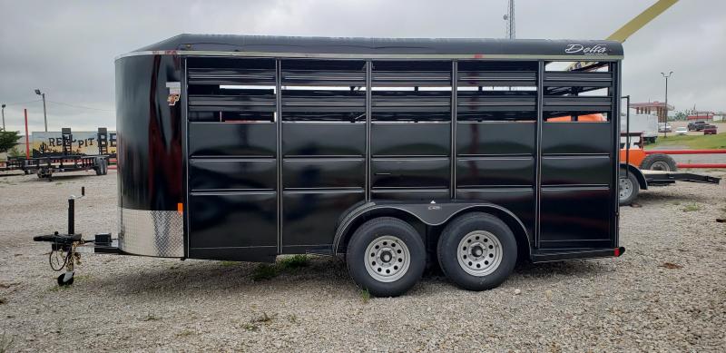2021 Delta Manufacturing 2021 Delta 500 16 Tandem Axle BP Livestock/Horse Livestock Trailer 2021 Delta Manufacturing 2021 Delta 500 16 Tandem Axle BP Livestock/Horse Livestock Trailer