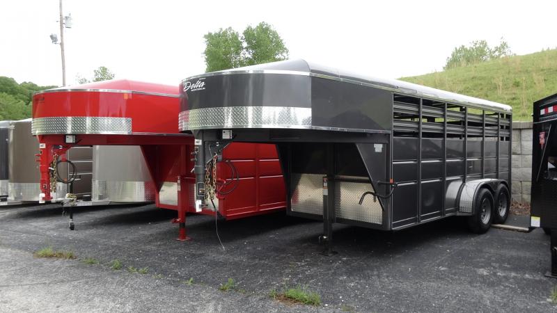 2019 Delta Manufacturing 2019 Delta 500ES 16 Gooseneck Tandem Axle Livestock/Horse Trailer 2019 Delta Manufacturing 2019 Delta 500ES 16 Gooseneck Tandem Axle Livestock/Horse Trailer