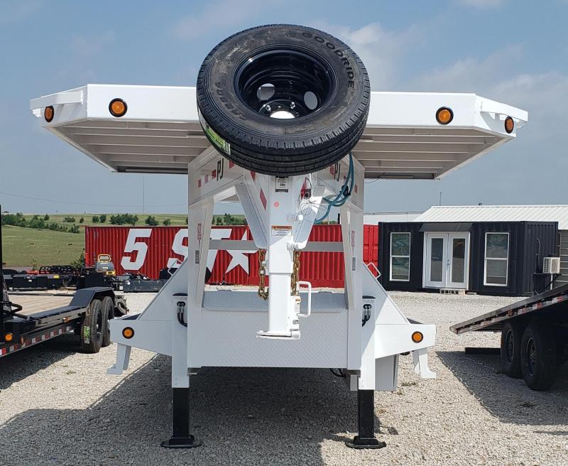 2021 PJ 36' Gooseneck Low-Pro 12K Duals Hydraulic Dove and Jacks with Removable Deck on the Neck Blackwood Pro Full Deck 2021 PJ 36' Gooseneck Low-Pro 12K Duals Hydraulic Dove and Jacks with Removable Deck on the Neck Blackwood Pro Full Deck