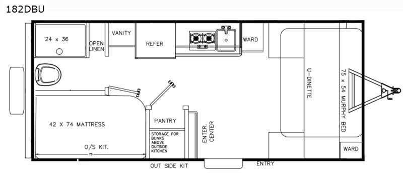 2021 Coachmen Viking 182DBU Expandable Camper Trailer RV 2021 Coachmen Viking 182DBU Expandable Camper Trailer RV