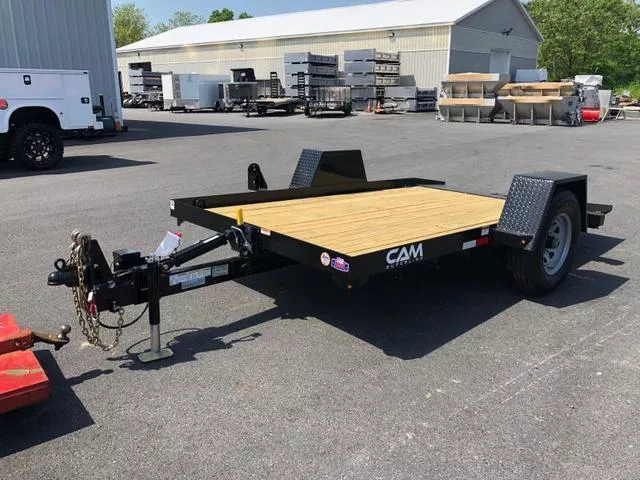 2025 CAM SUPERLINE 6X12 SINGLE AXLE EQUIPMENT TRAILER *3 TON TILT