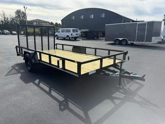 2025 CAM SUPERLINE 7X14 SINGLE AXLE UTILITY/LANDSCAPE TRAILER