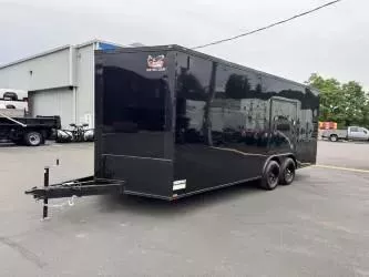 2025 QUALITY 8.5X20 TANDEM AXLE ENCLOSED CARGO TRAILER *6" EXTRA HEIGHT  ESCAPE DOOR  60" TONGUE  PO