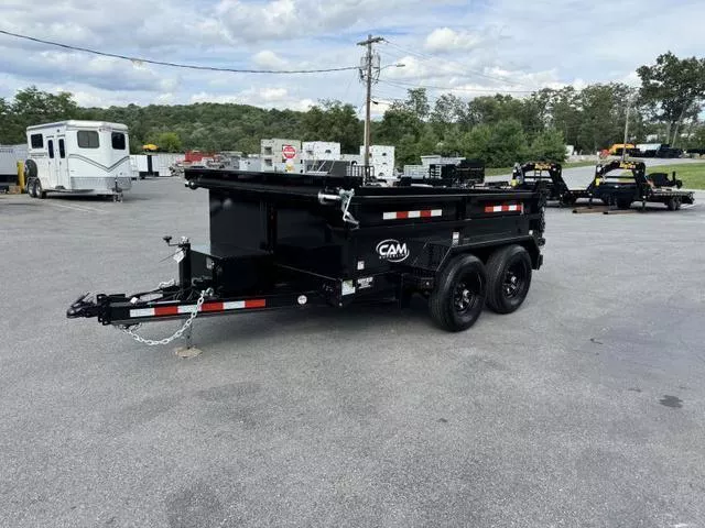 2025 CAM SUPERLINE 6X10 TANDEM AXLE DUMP TRAILER  *D RINGS  BOXED TARP KIT 6X16 W/ MOUNTS  LADDER RA