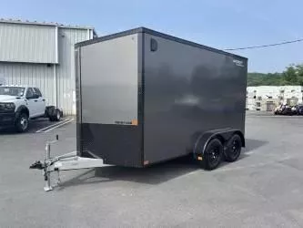 2025 NITRO TRAILERS 7X12 TANDEM AXLE ENCLOSED CARGO TRAILER *SIDE DOOR  RAMP  4 D-RINGS