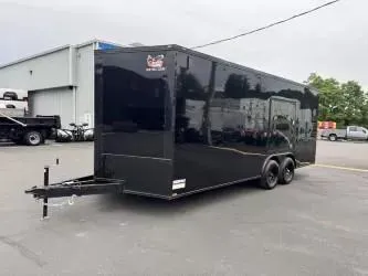 2025 QUALITY 8.5X20 TANDEM AXLE ENCLOSED CARGO TRAILER *6" EXTRA HEIGHT  ESCAPE DOOR  60" TONGUE  PO