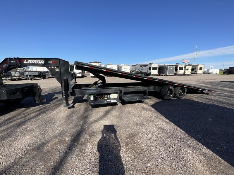 2025 Lamar FA28 102x26 16K GN Deck-Over Tilt Trailer