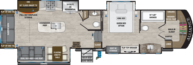 used Fifth Wheel Trailers Alliance RV Paradigm for sale, in Watertown, SD Thumbnail 2