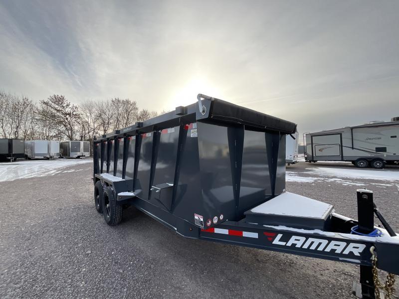 2025 Lamar DL 83" X 16' 14K Low-Pro Dump Trailer
