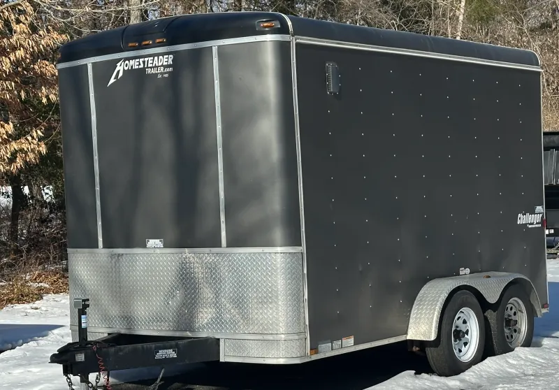 Used Two Axle 12’ Enclosed Trailer For Sale