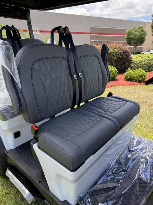 2025 White Denago EV Rover XL Lifted Lithium LSV Aluminum Frame Forward 4 Passenger  Golf Cart iHaqJcgoh4xs