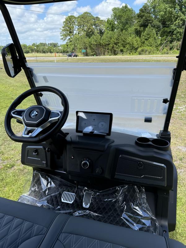 2025 White Denago EV Rover XL Lifted Lithium LSV Aluminum Frame Forward 4 Passenger  Golf Cart iHaqJcqb7gcu