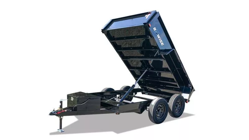 2026 BWISE DTR7 72x10 7K Light Duty Tandem Axle Dump Trailer